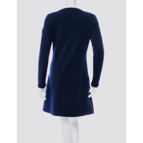 Chanel Navy Blue CC Quilted Dress - Picture 5 of 16